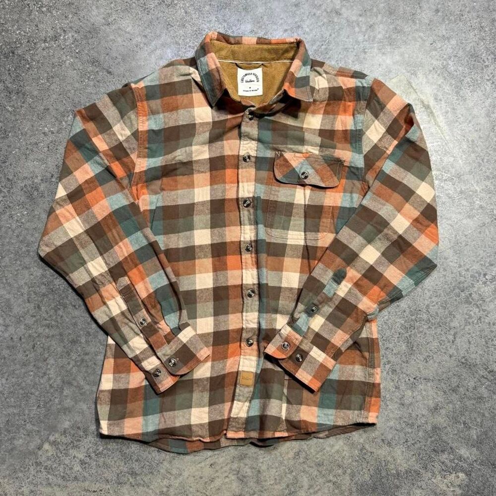 Westbro Custom Fit Mens Fall Colored Flannel Shirt Size M